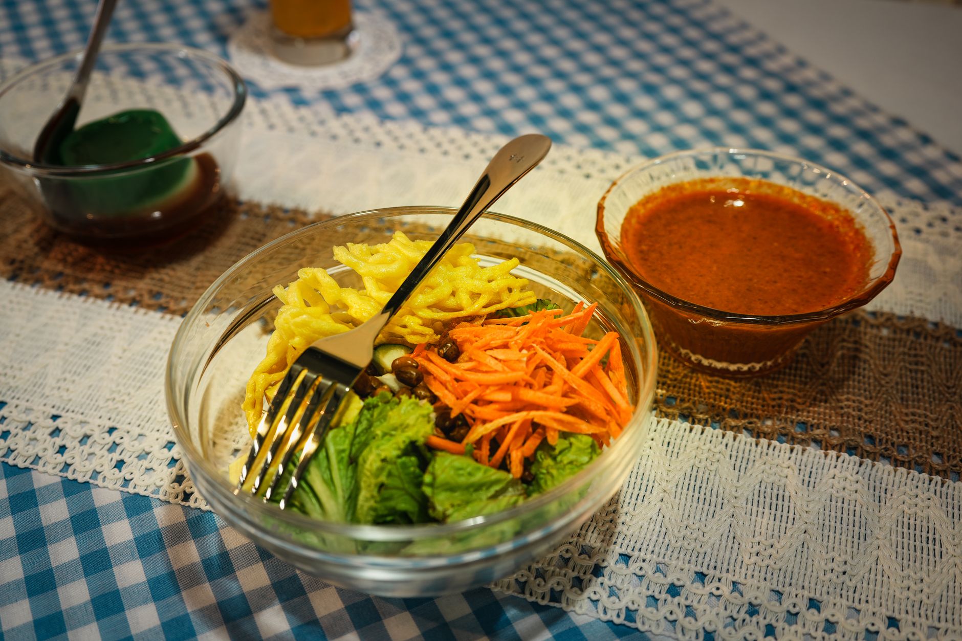 Malaysian Rojak — Fruit, Veg & Peanut Sauce