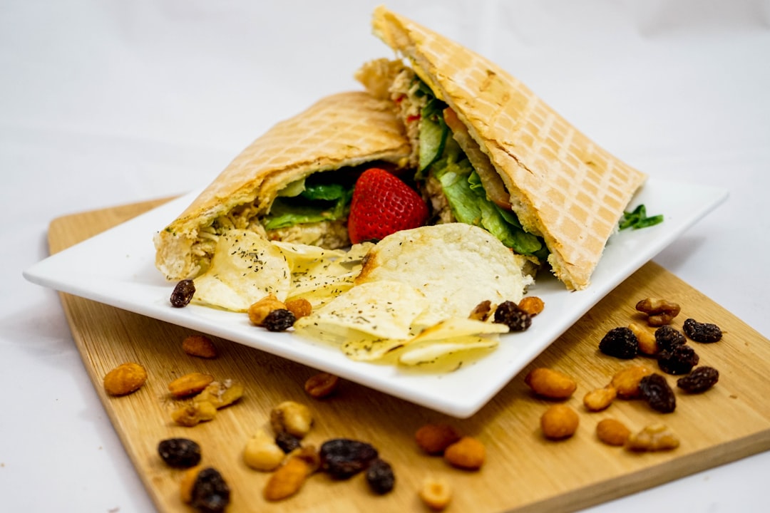 Mediterranean Chickpea Wrap with Charred Veggies