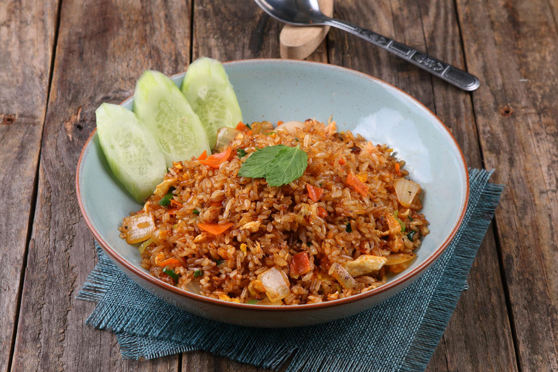 Messy Nasi Goreng with Crispy Rice