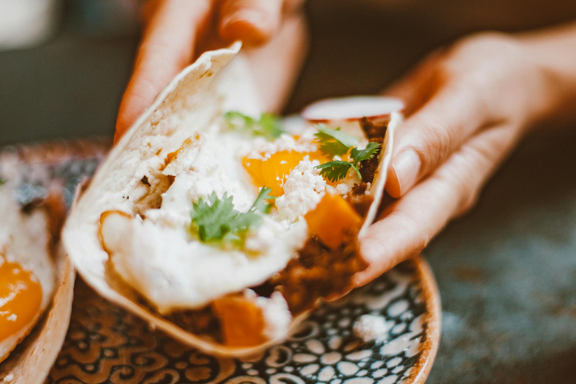 Migas Breakfast Tacos