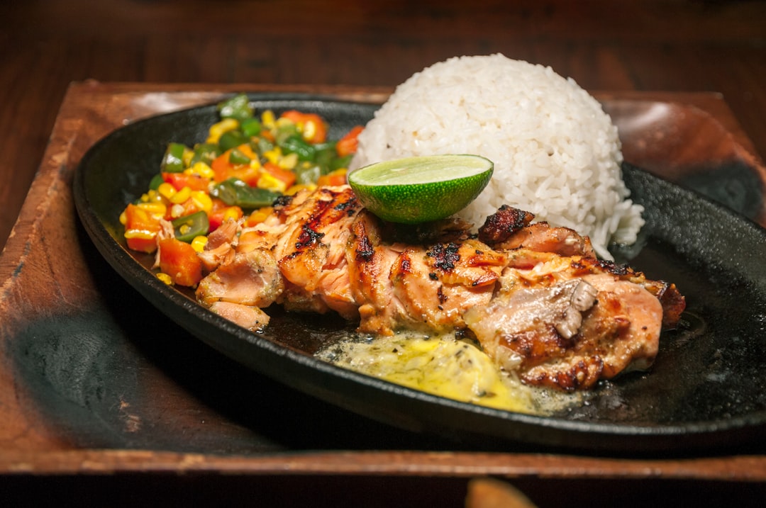 Mojo Chicken with Rice & Peppers