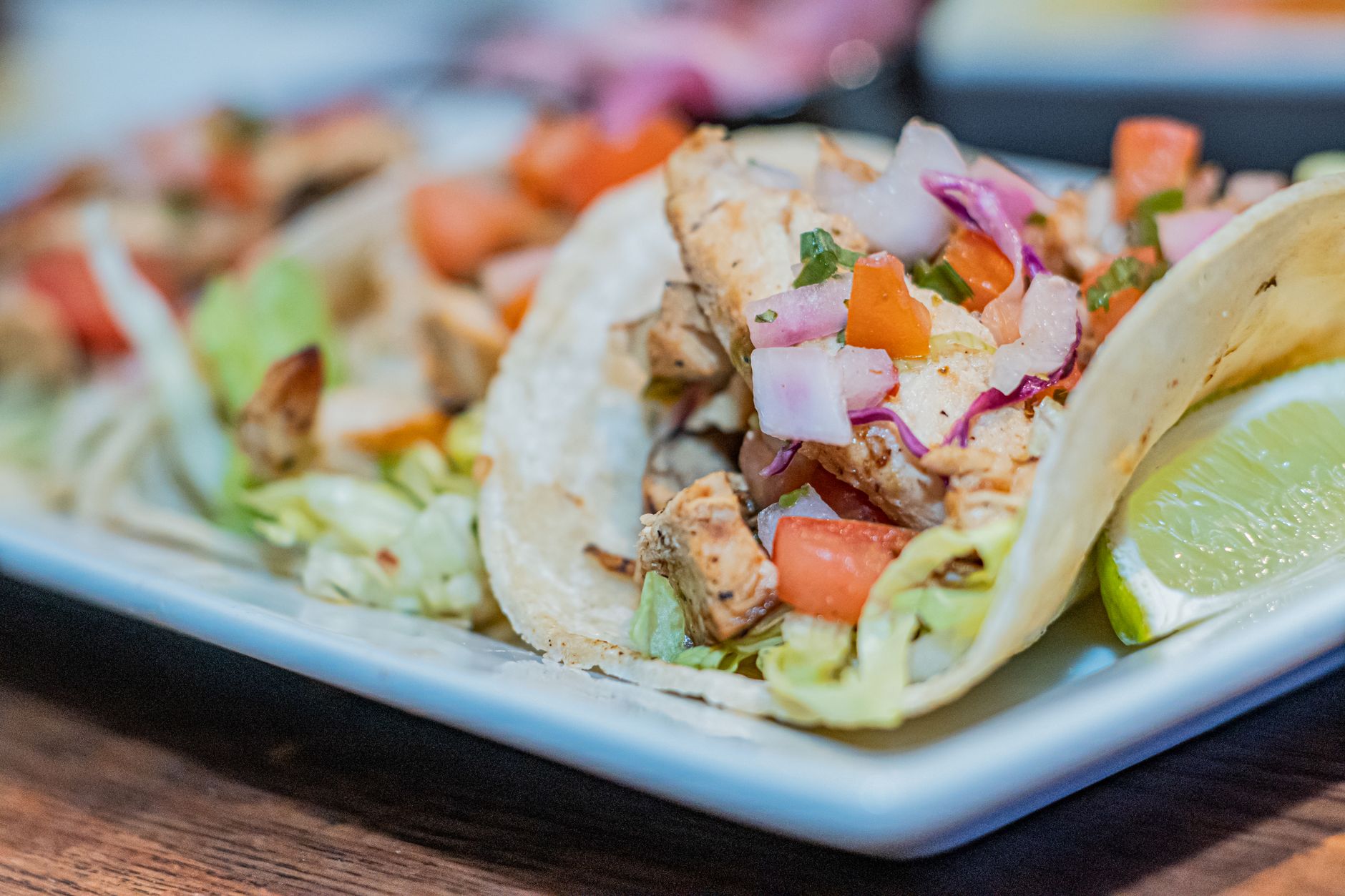 Mole Chicken Tacos