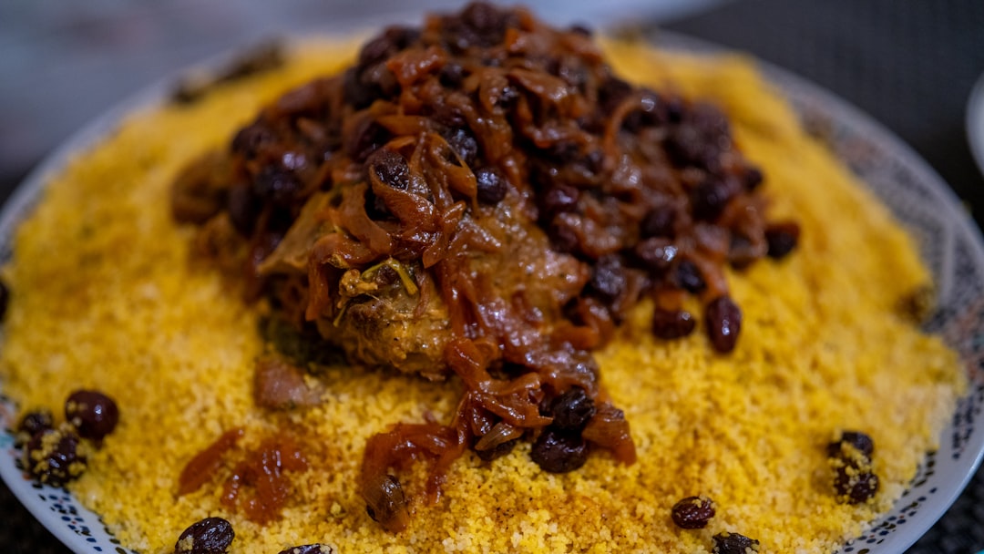 Moroccan Lamb Couscous with Dried Fruit