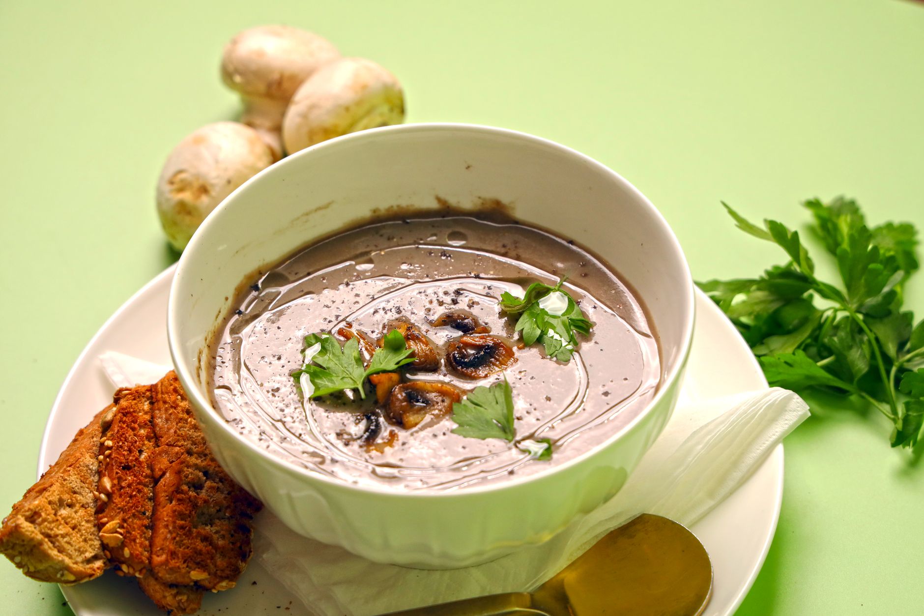 Mushroom Barley Soup