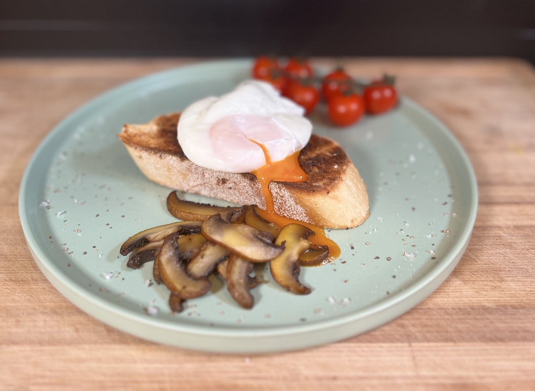 Mushroom Toast with Poached Egg