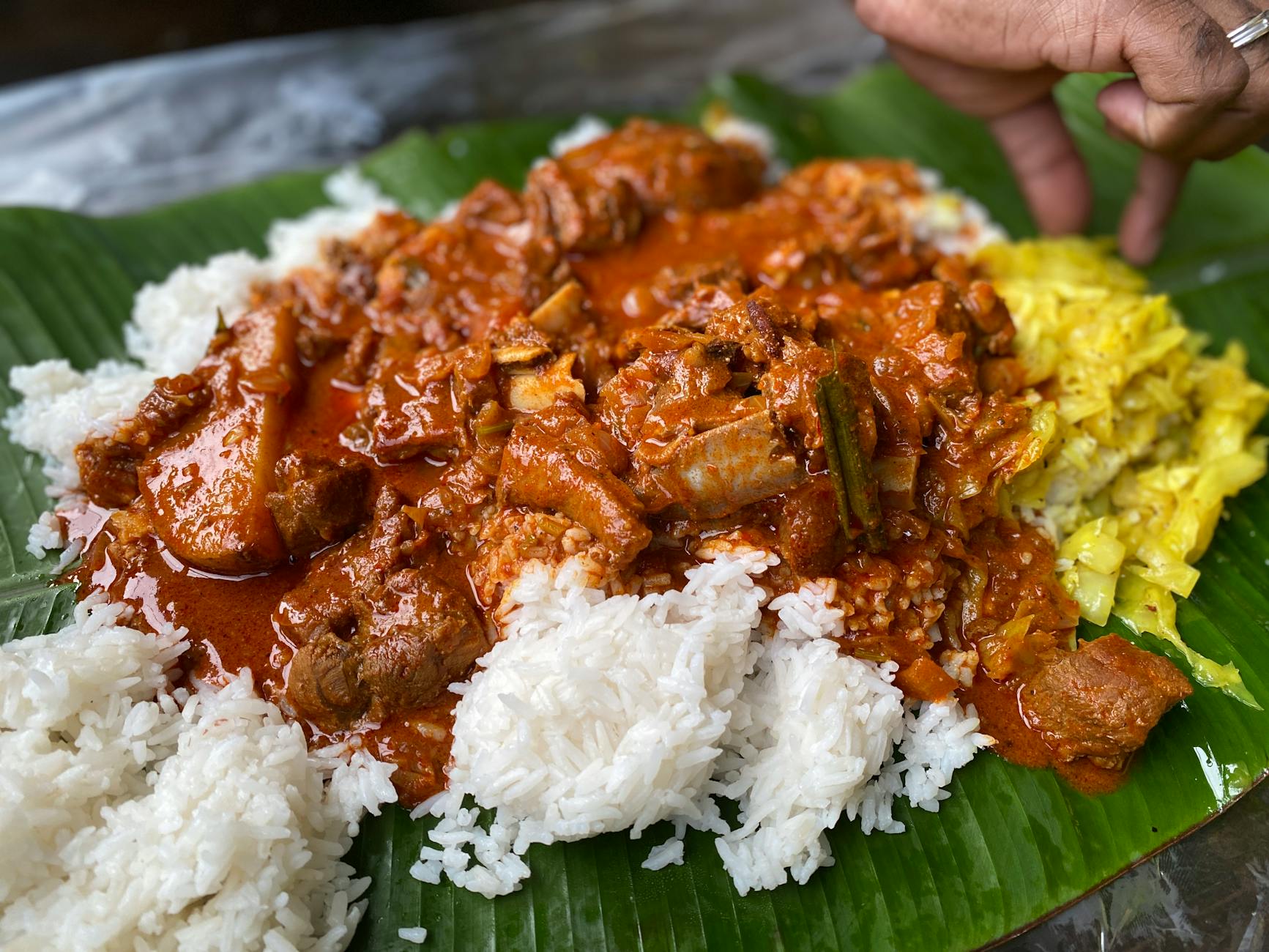 20-Min Nasi Kandar with Crispy Cabbage