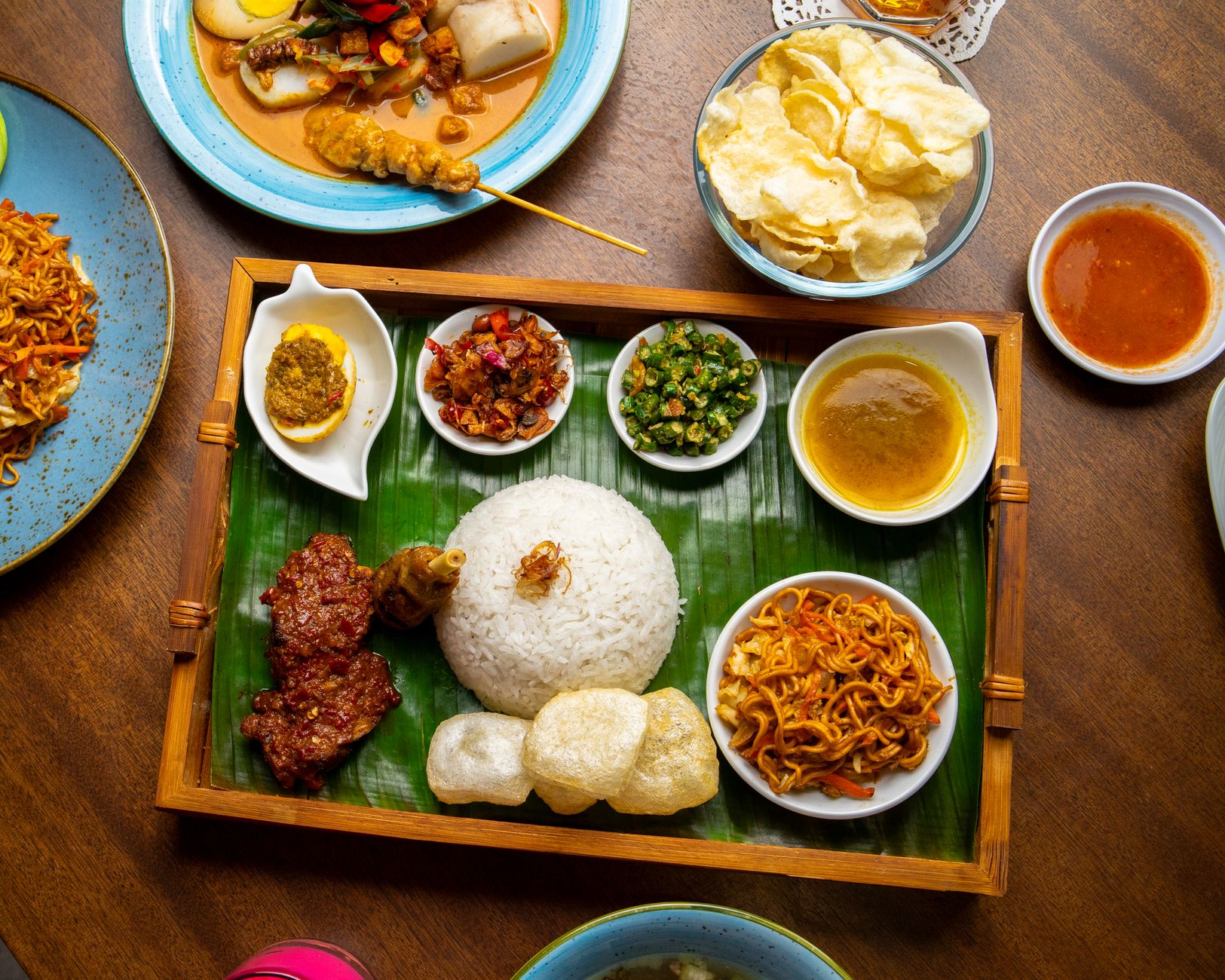 25-Min Nasi Lemak with Crispy Chicken & Sambal