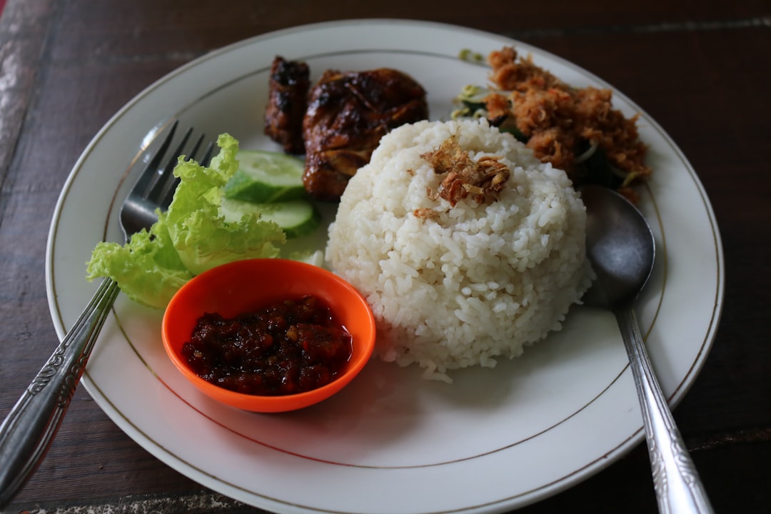 Nasi Liwet with Crispy Chicken & Sambal