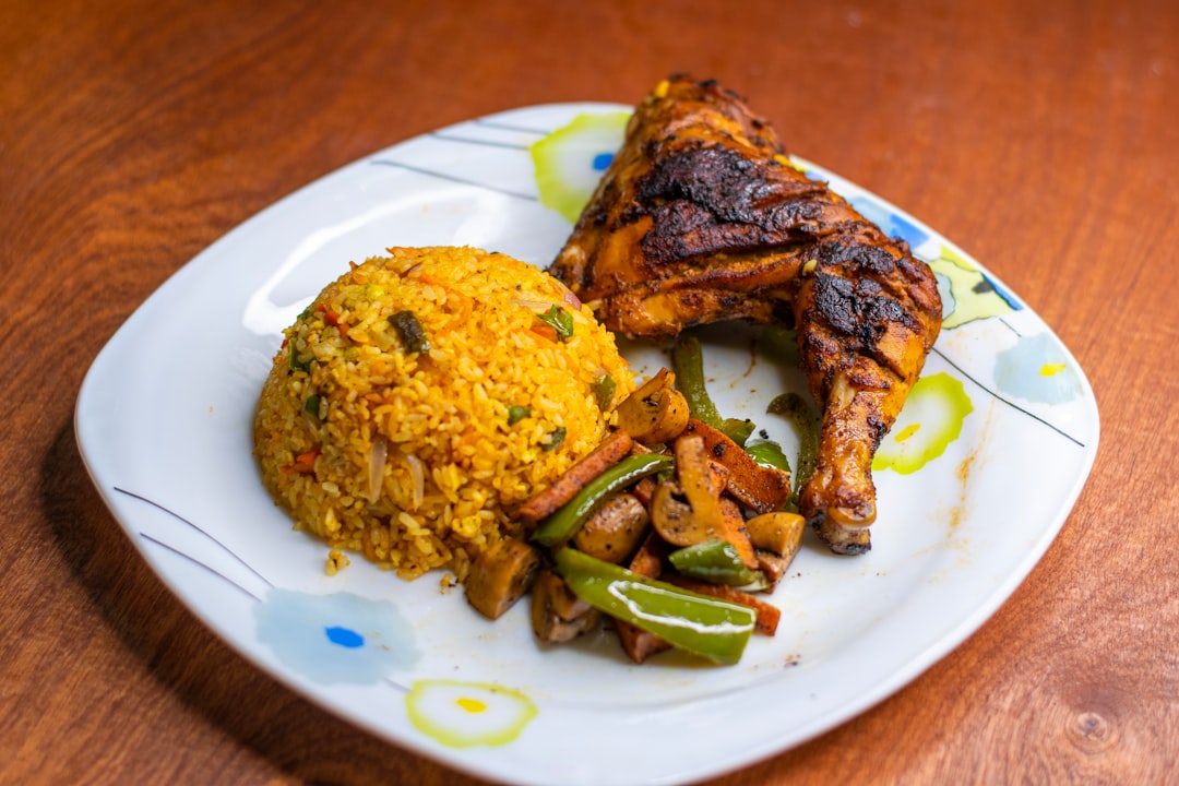 Nigerian Fried Rice with Chicken
