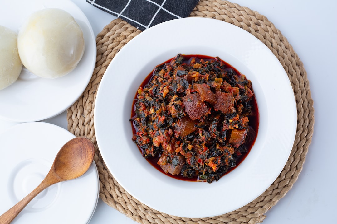 Nigerian Ogbono Soup with Mixed Meat