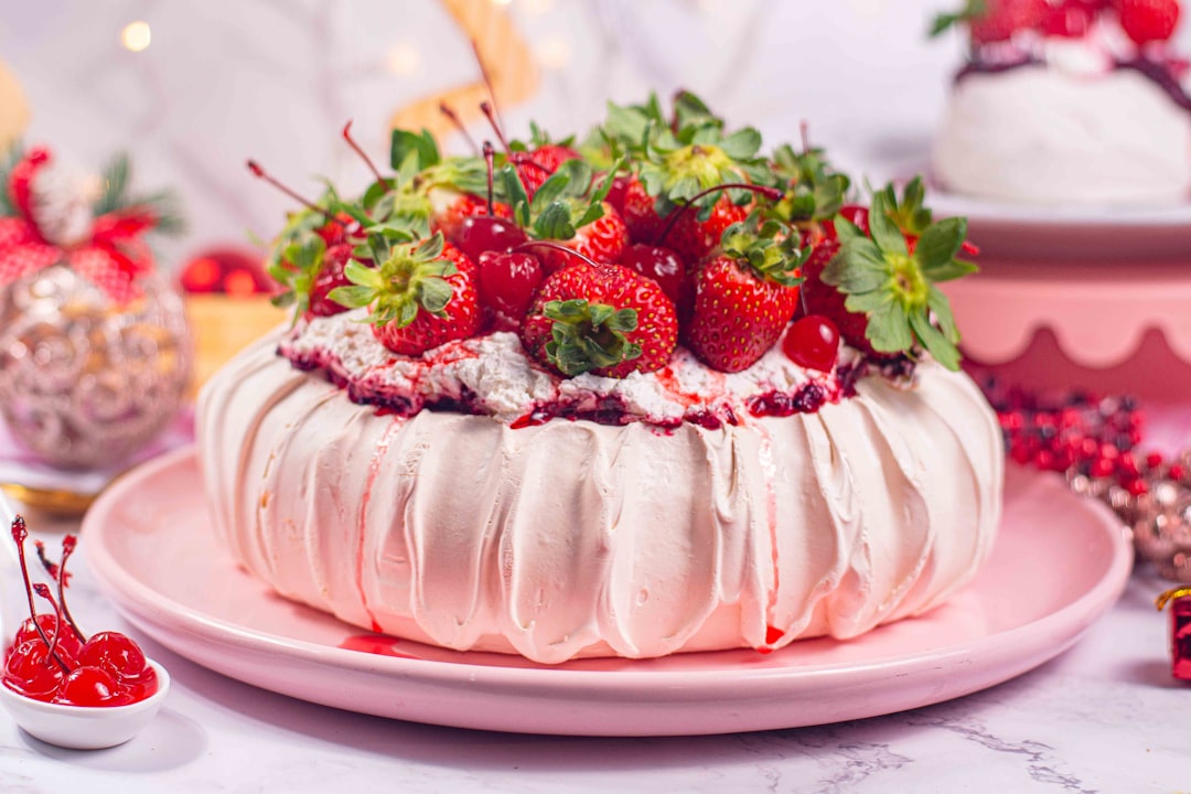 No-Bake Berry Pavlova Nests