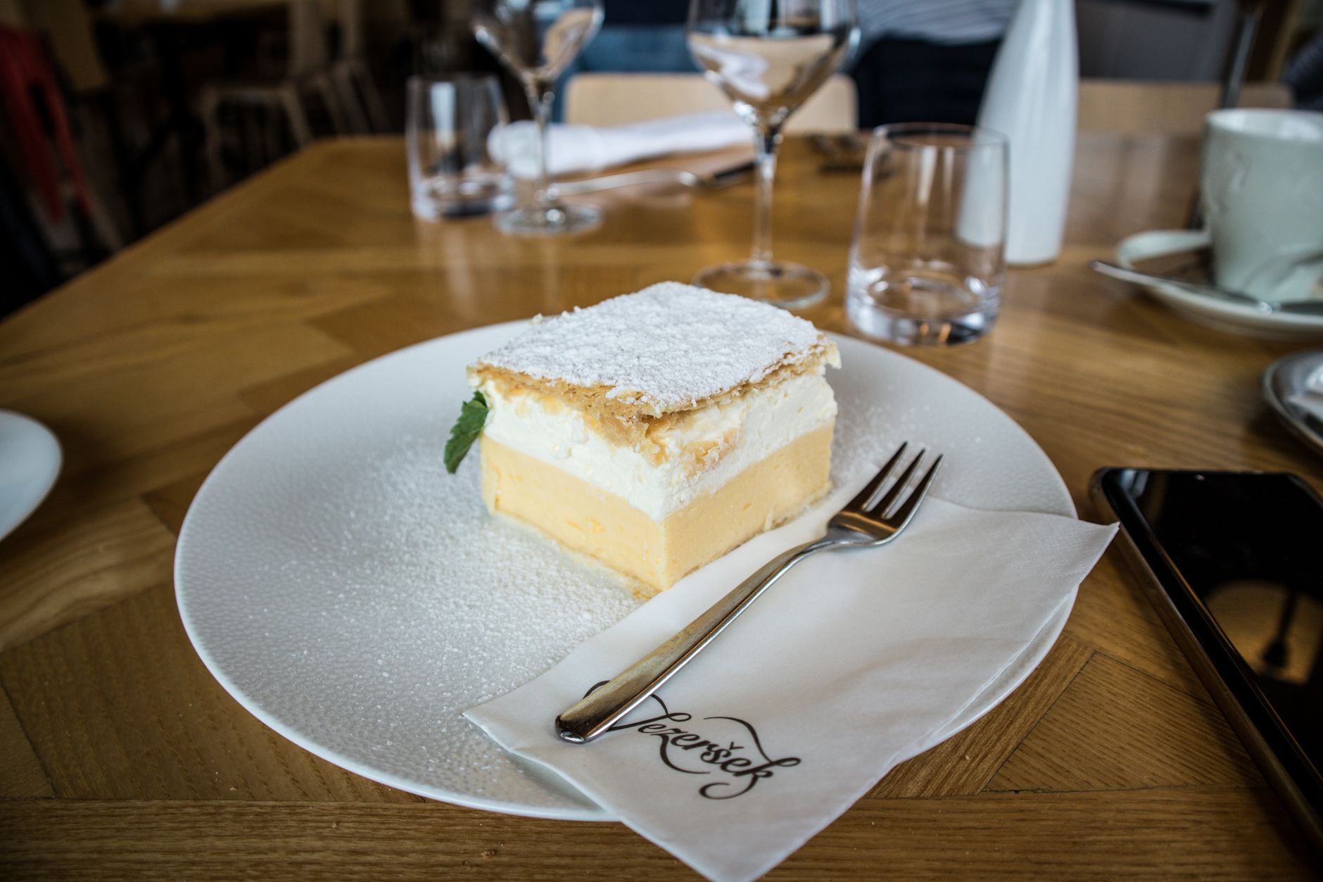 No-Bake Kremówka (Polish Cream Cake)
