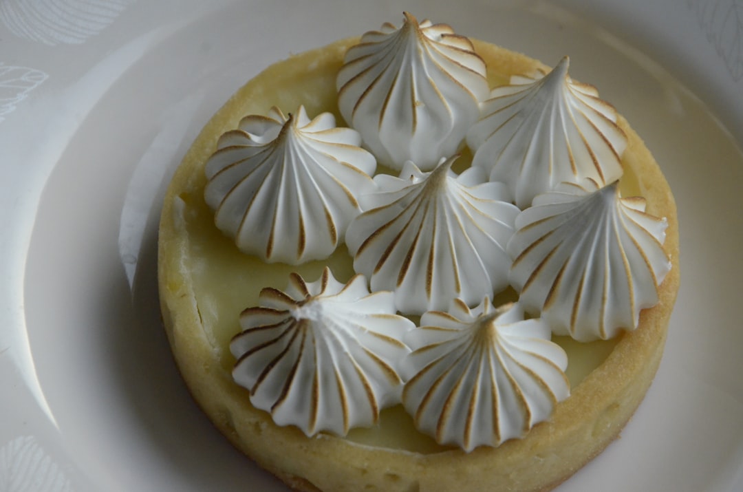 No-Bake Lemon Curd Tart with Torched Meringue