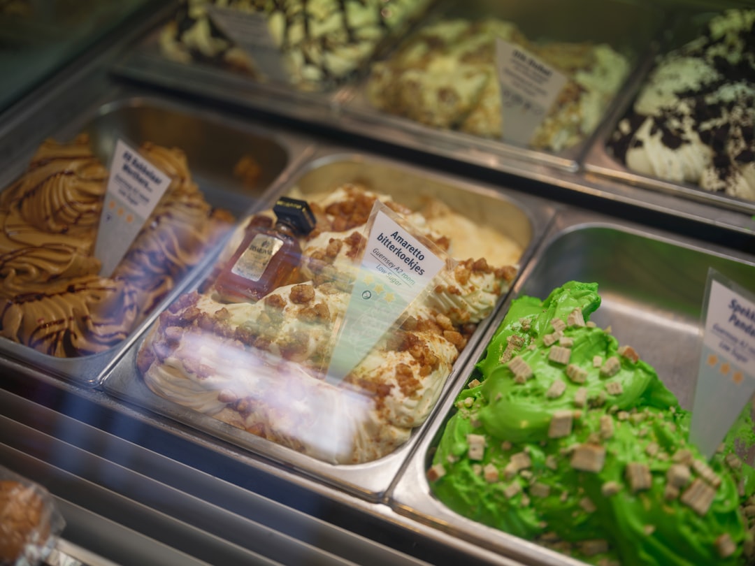 No-Churn Pistachio & Chocolate Gelato