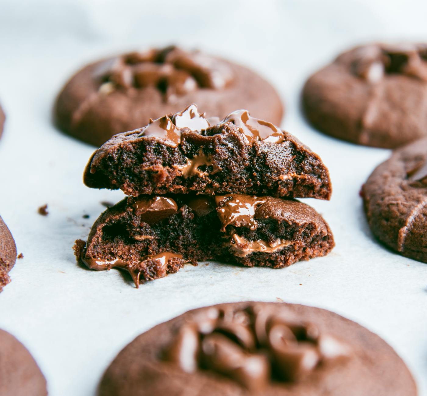 5-Minute Nutella Stuffed Cookies