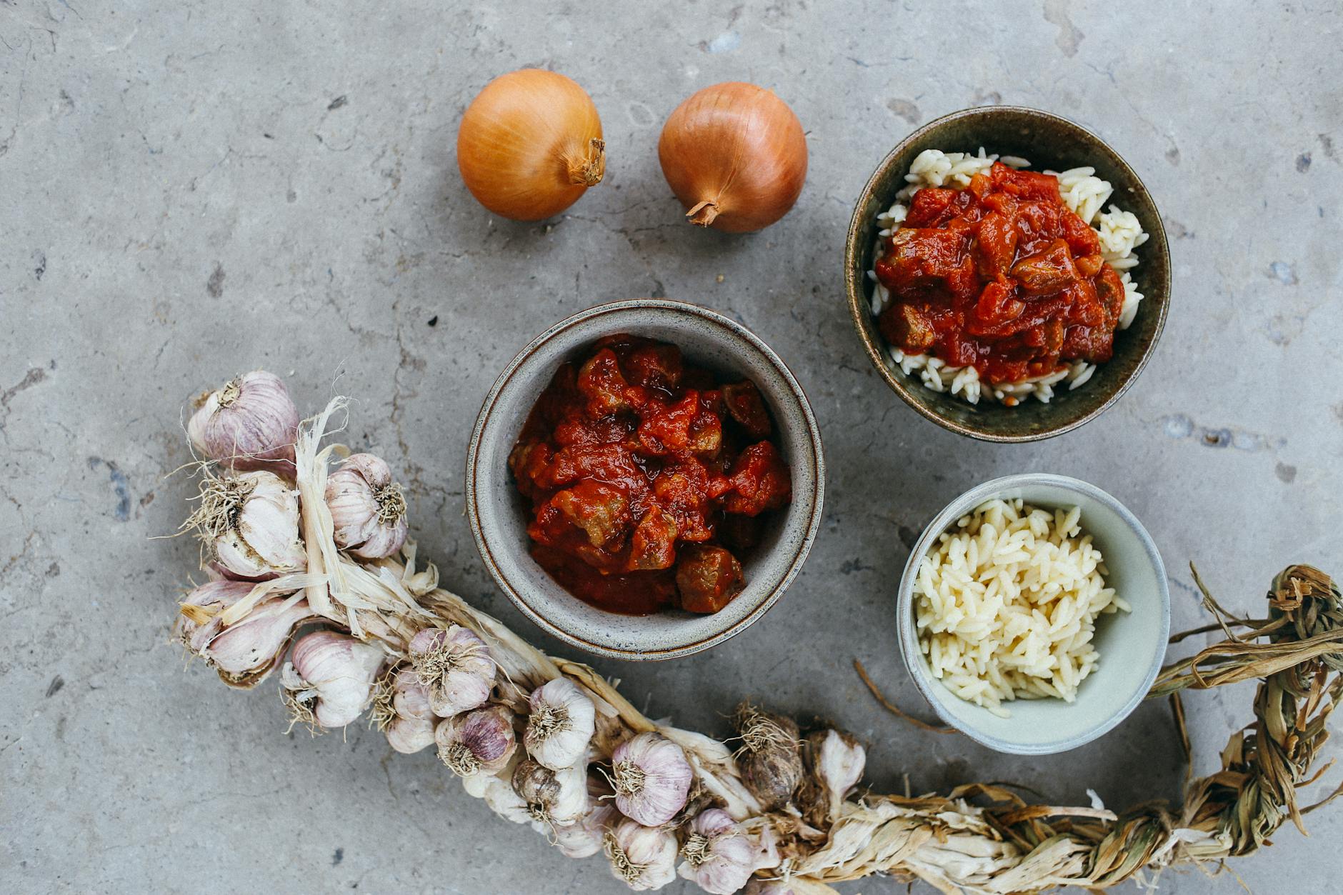 Ofada Rice & Tomato Stew