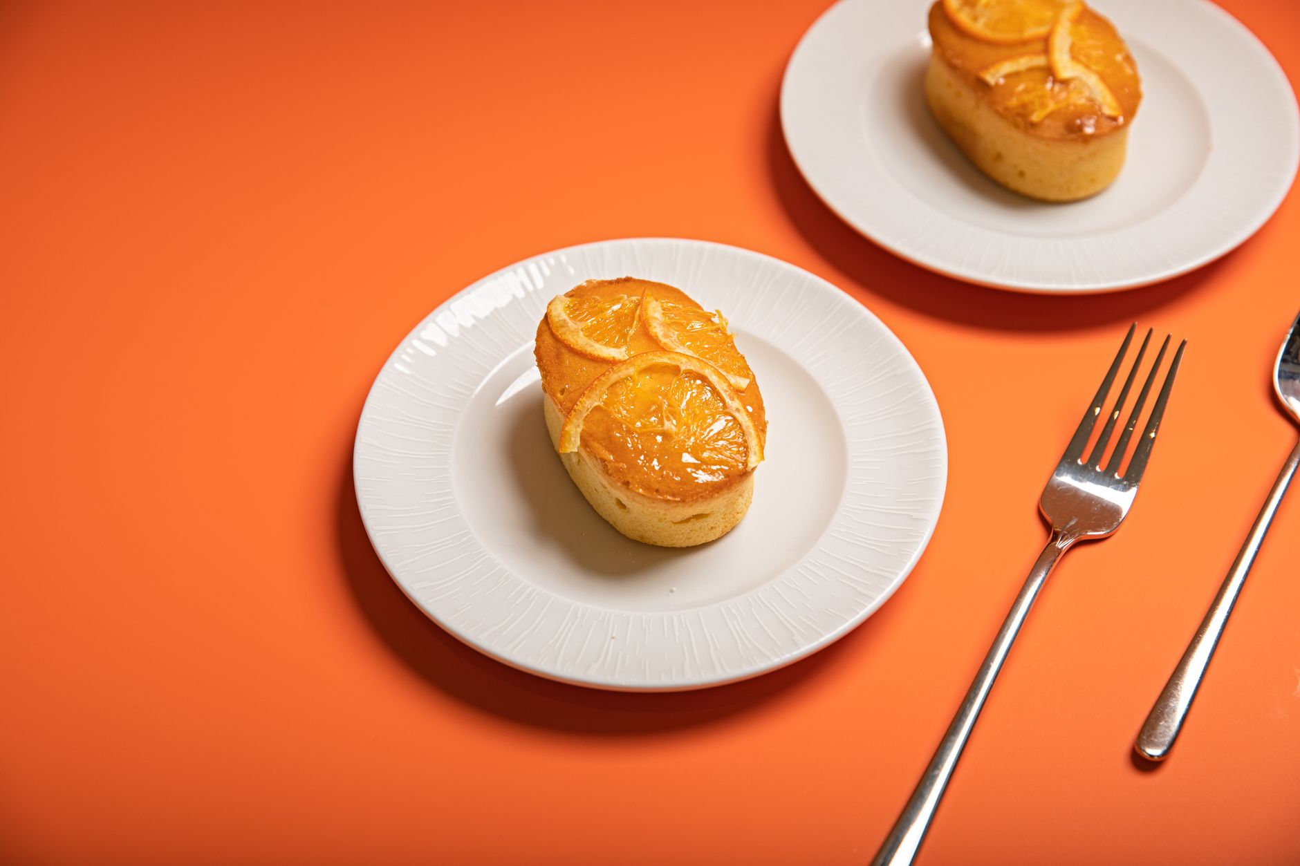 Orange Semolina Cake with Crispy Edges