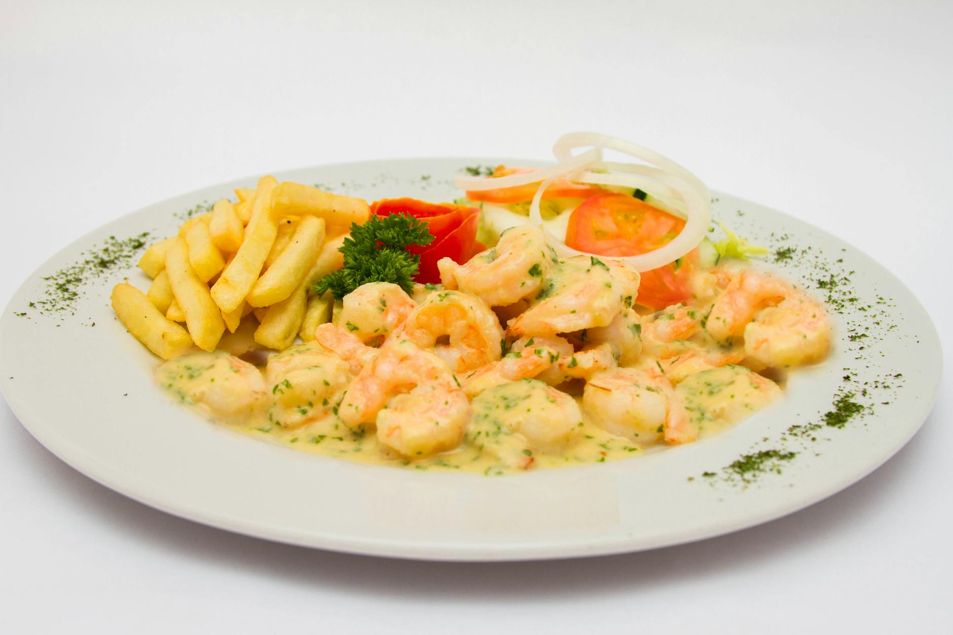 Ouzo Shrimp with Tomato & Feta