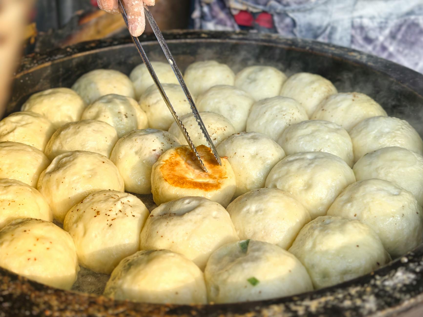 15-Min Pan-Fried Pork Soup Buns