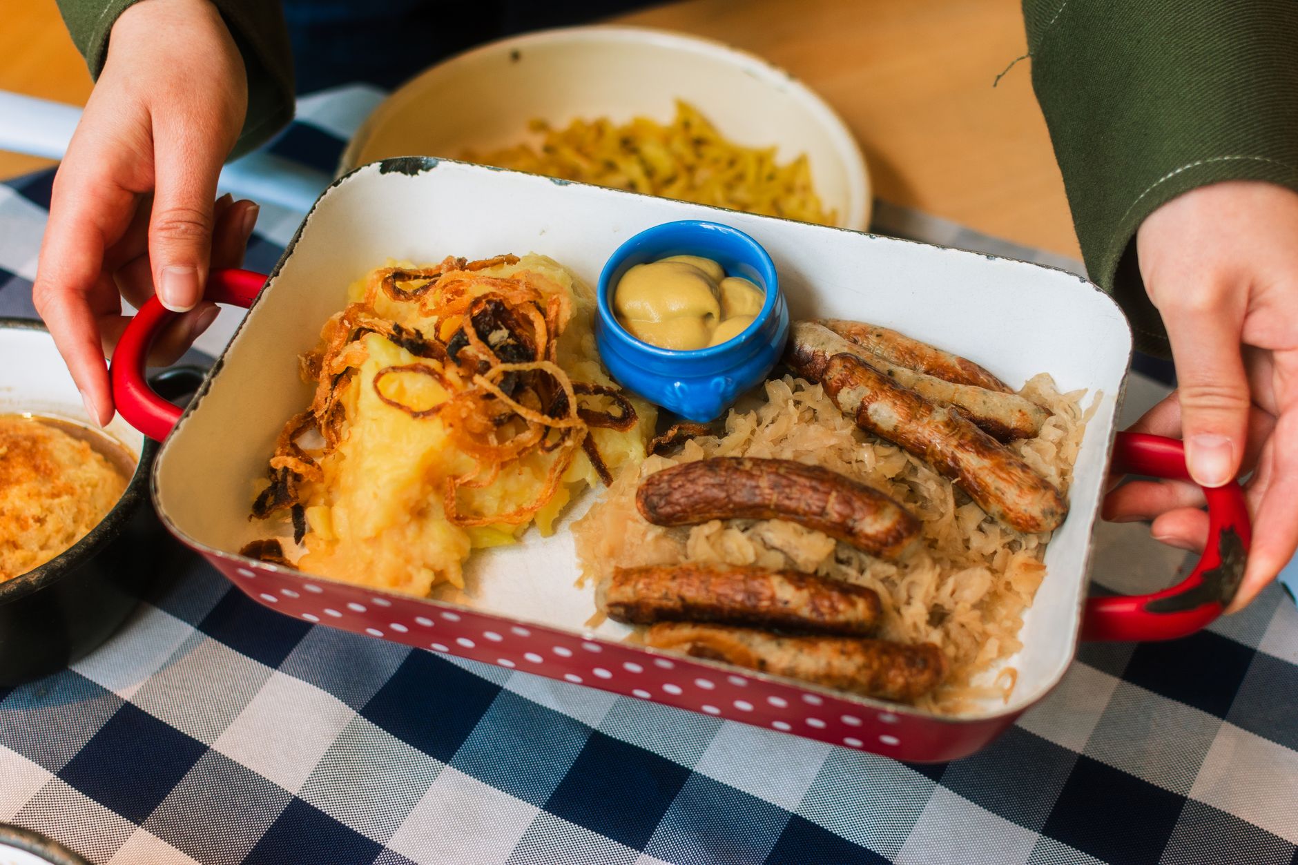 Pan-Roasted Kasseler with Mustard Sauerkraut