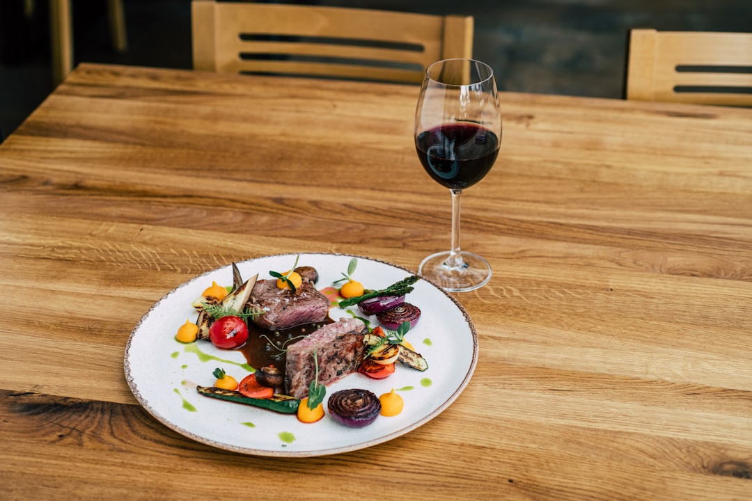 Pan-Seared Beef Roulade with Grilled Veg