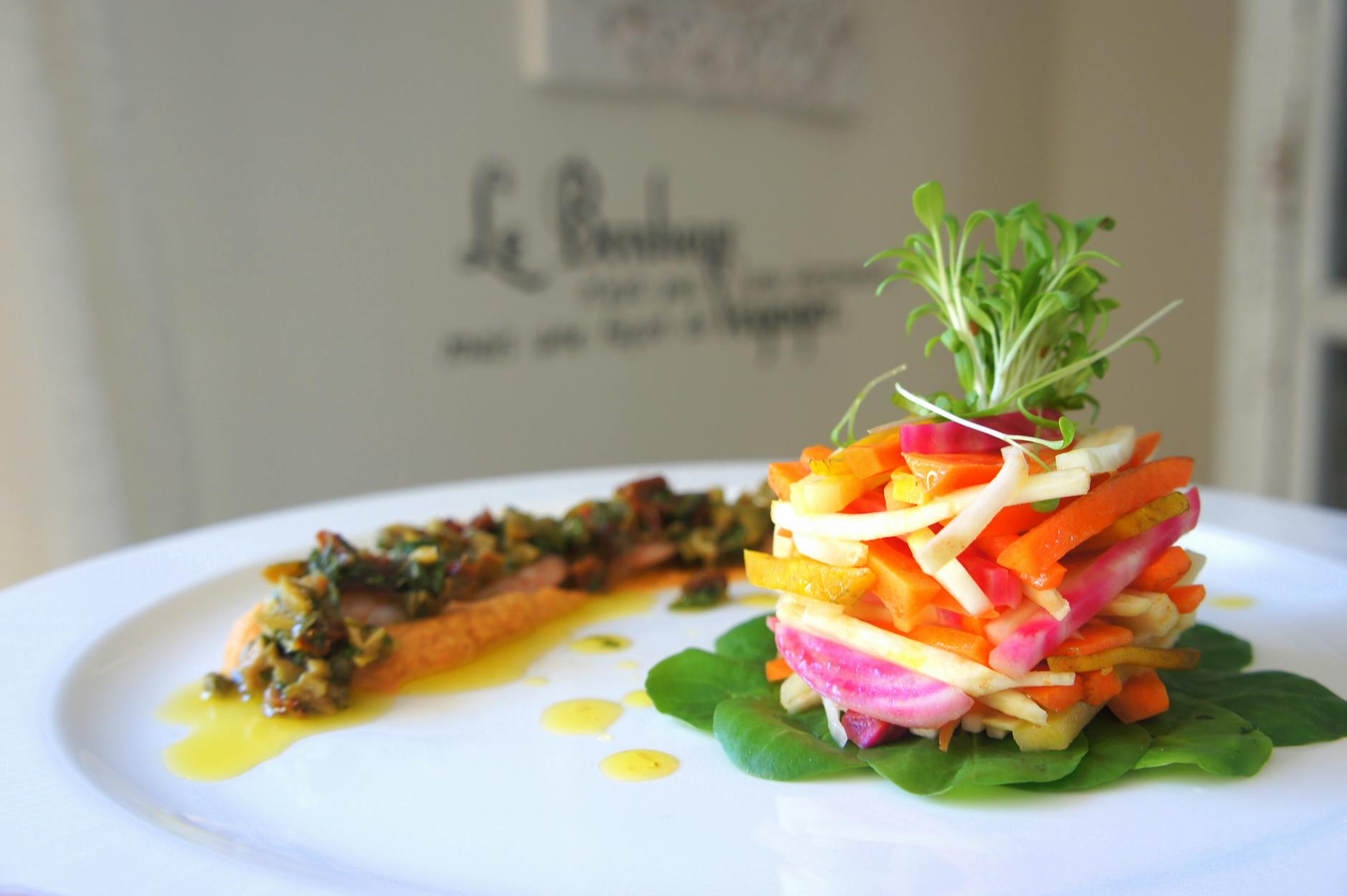 Pan-Seared Fish & Springtime Vegetables