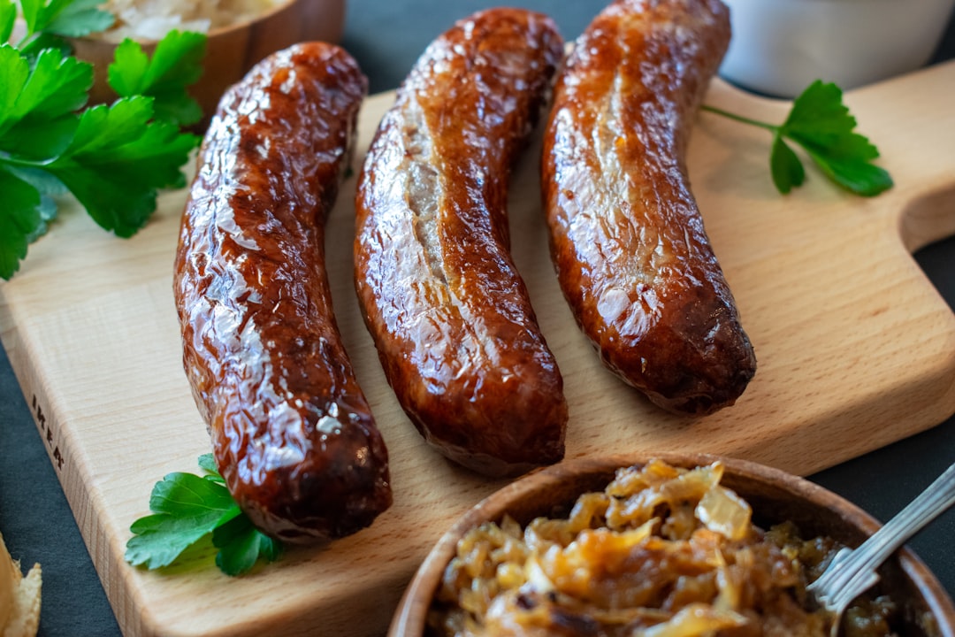 Pan-Seared Kielbasa with Caramelized Onions