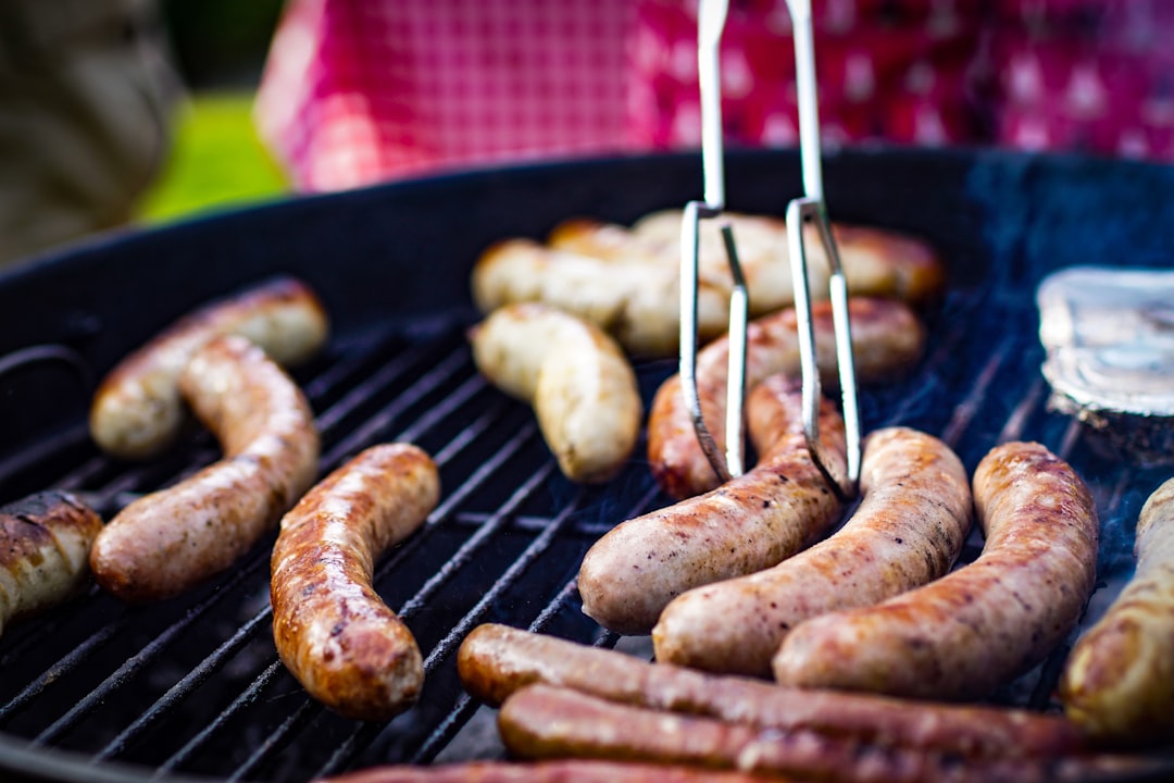 Pan-Seared Rostbratwurst with Caramelized Onions
