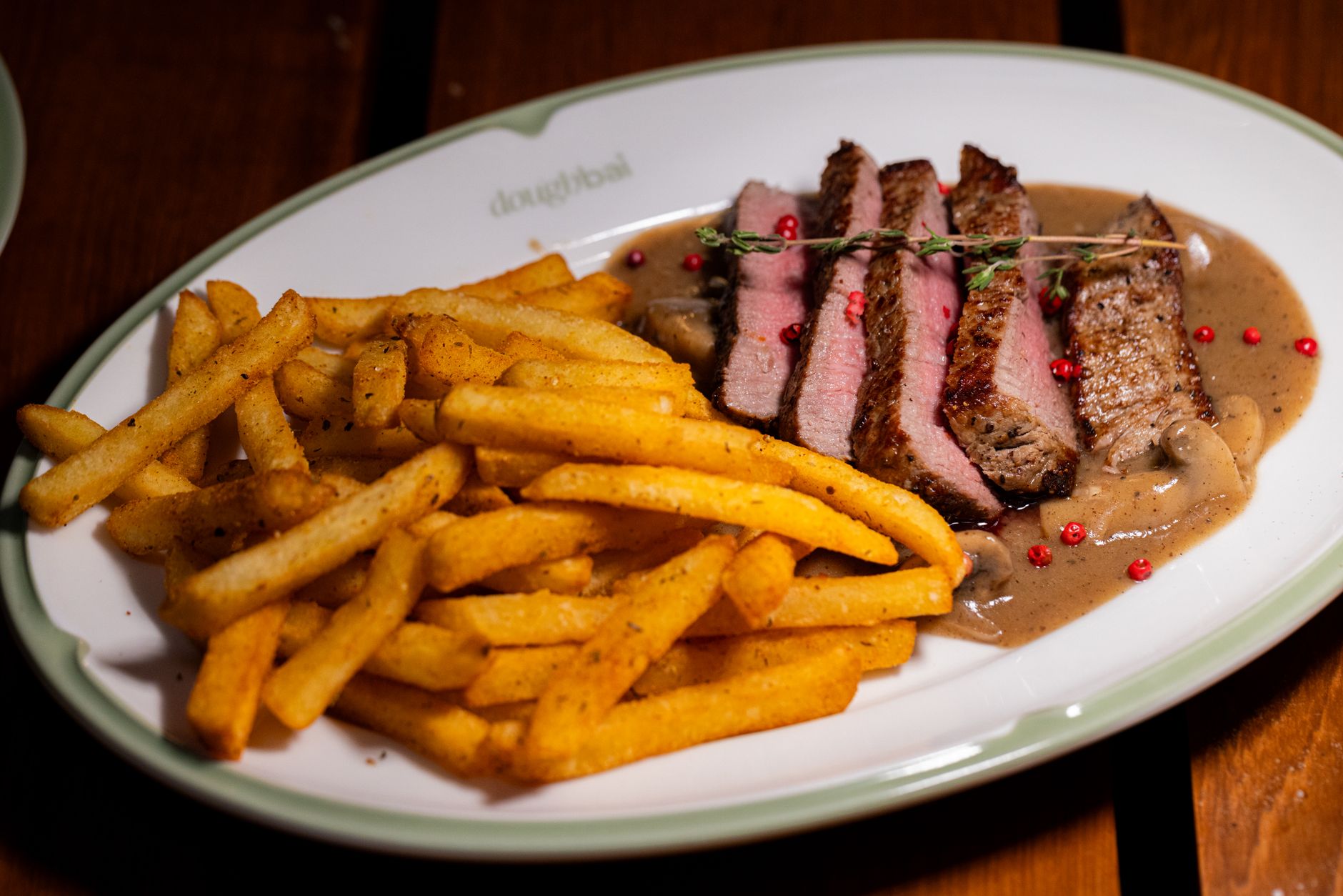Pan-Seared Steak & Crispy Fries