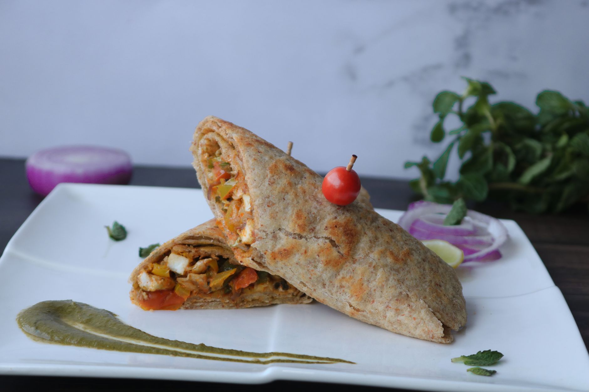 Paneer Tikka Wrap