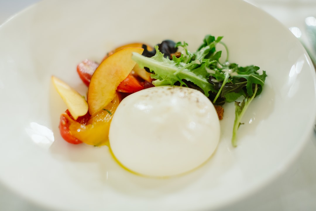 Peach Burrata Salad