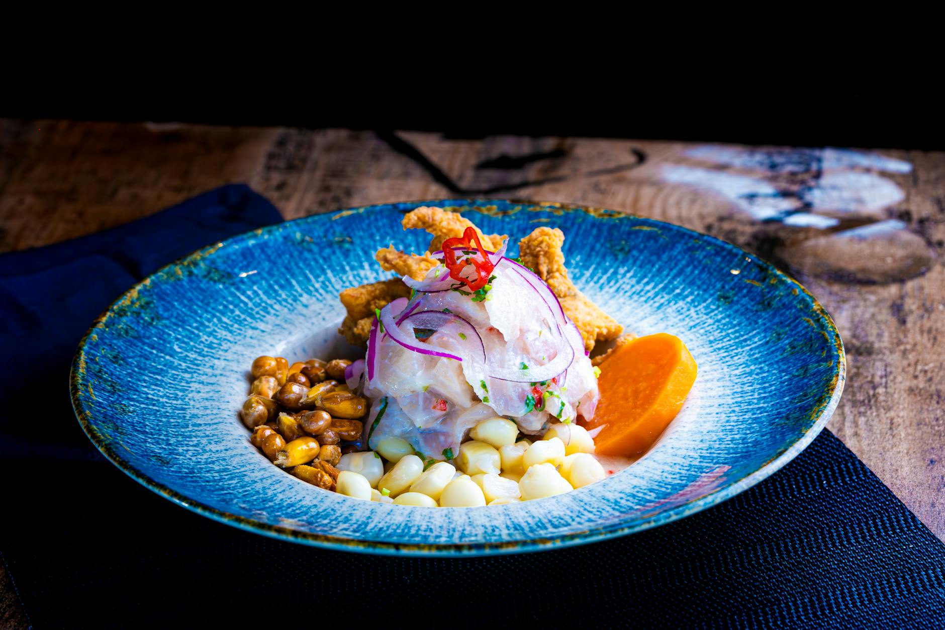 15-Min Peruvian Ceviche with All the Sides