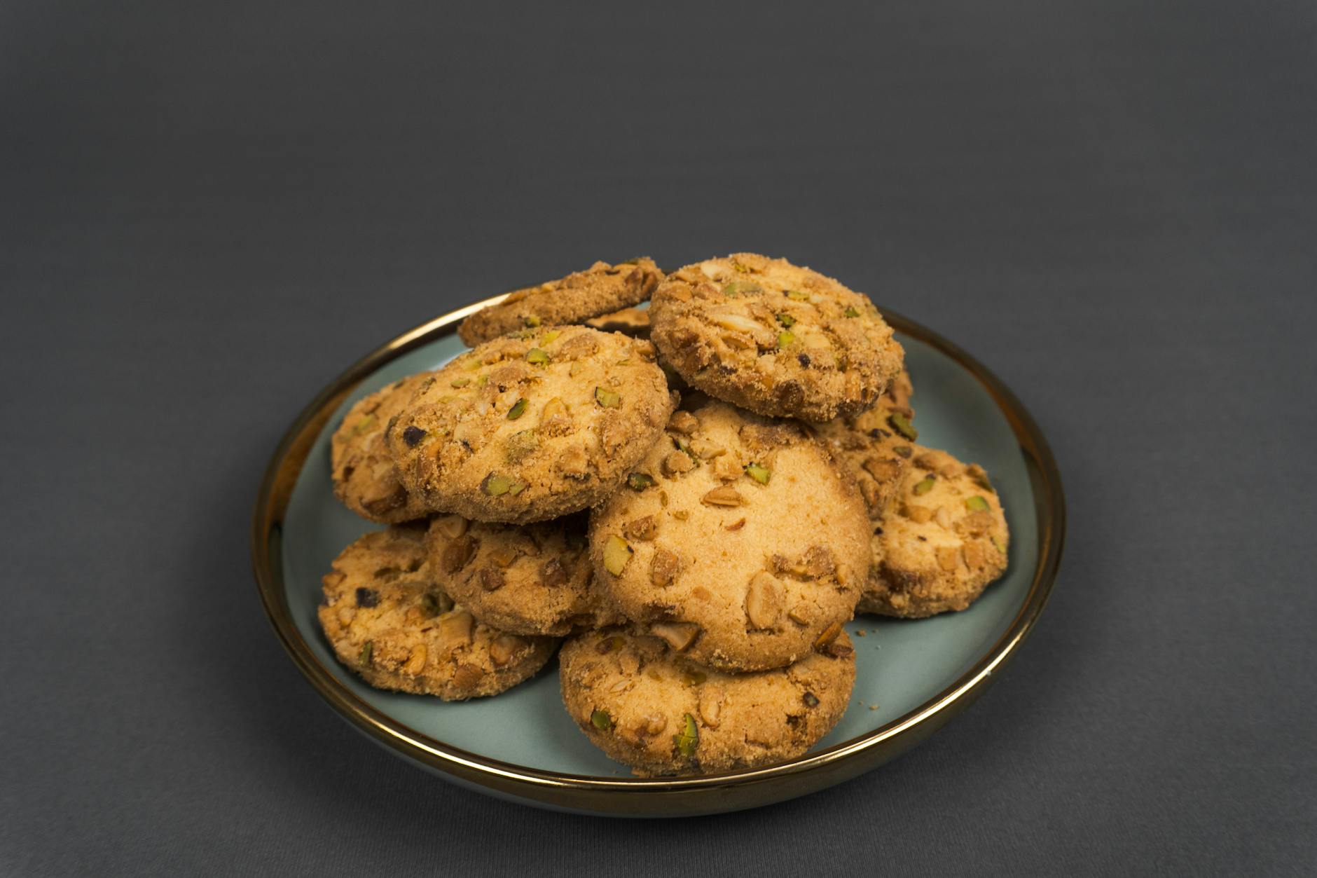 Pistachio Rosewater Cookies