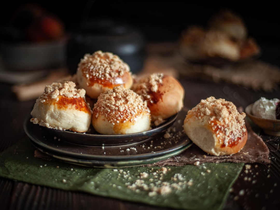 Polish Drożdżówka (Yeast Cake with Custard)