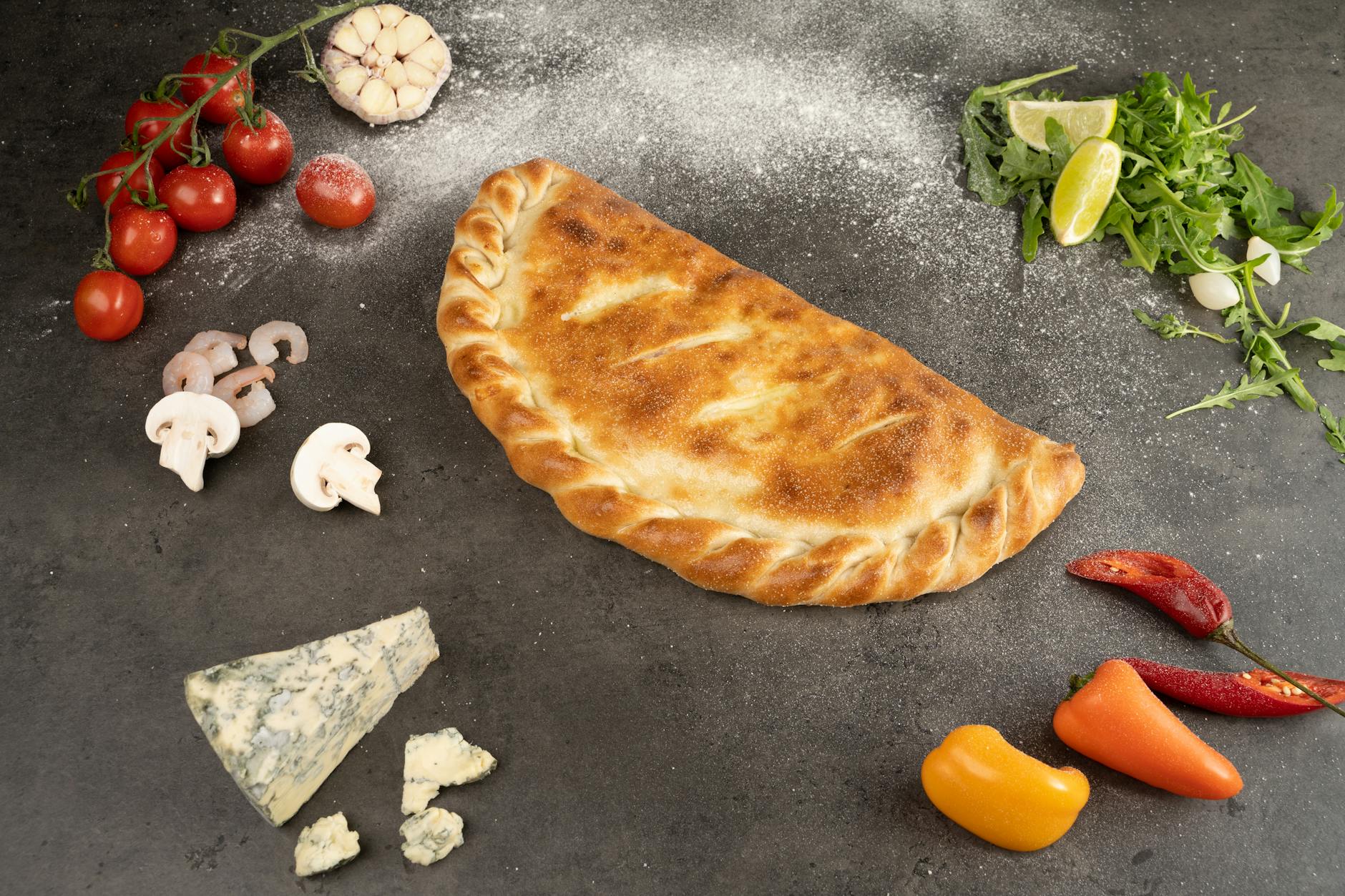 20-Min Pork & Ricotta Calzone