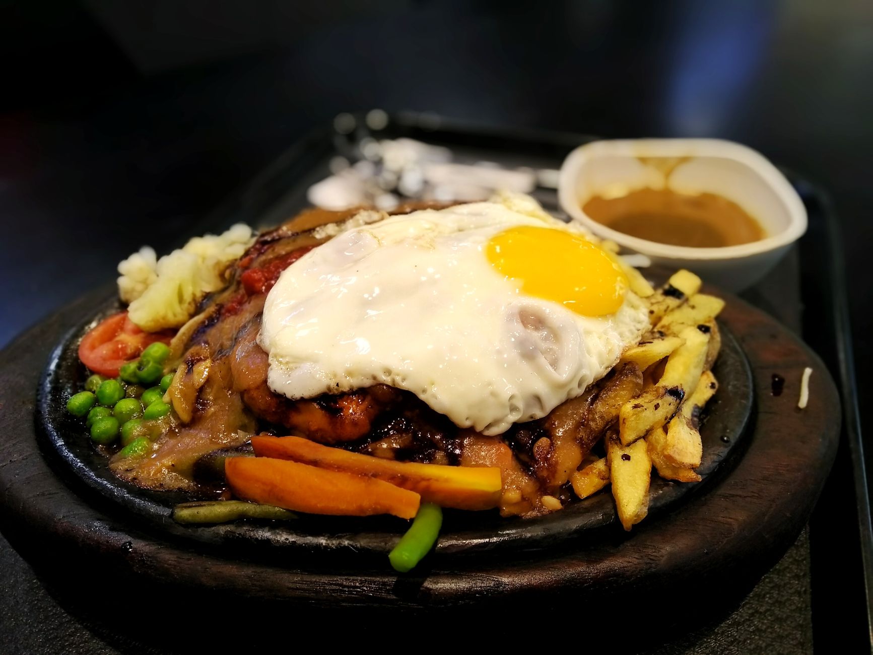 Portuguese Bitoque—Steak, Egg & Fries