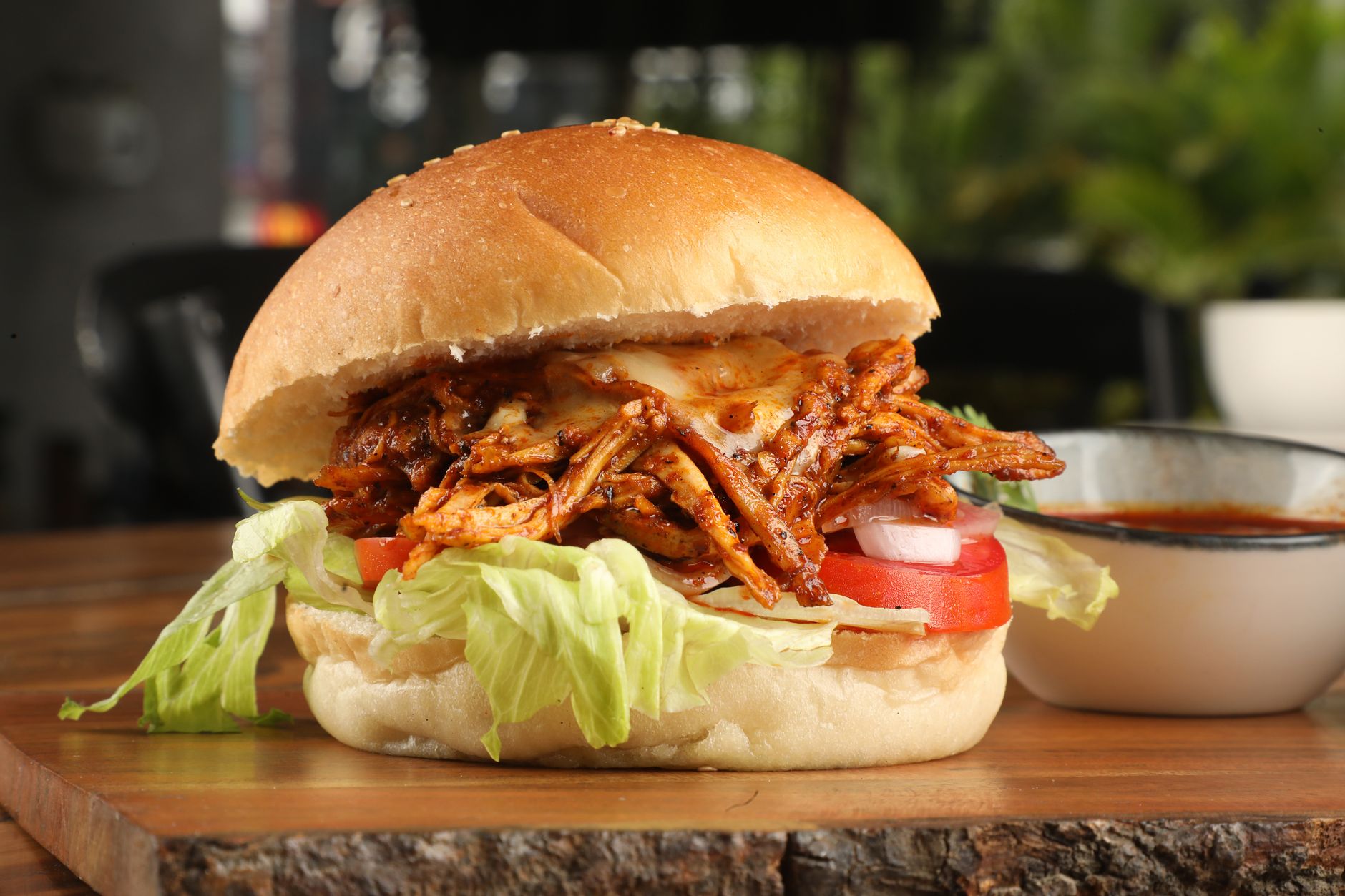 Pulled Chicken Sandwich