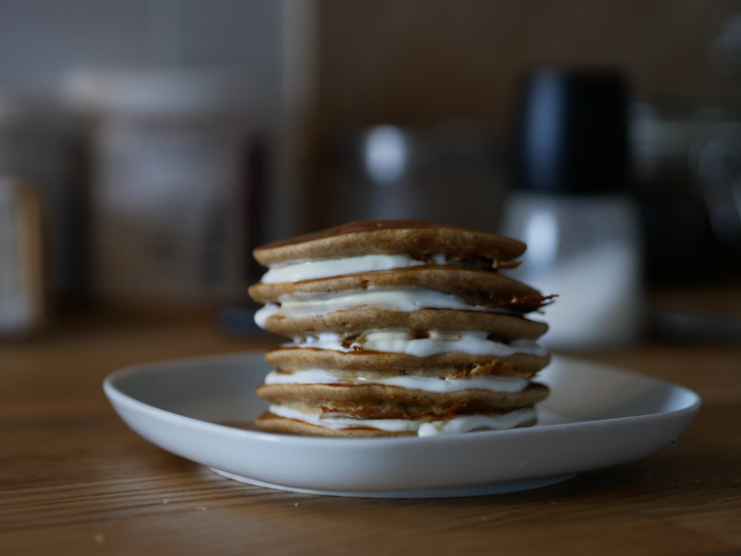 Pumpkin Pancakes with Cinnamon Yogurt