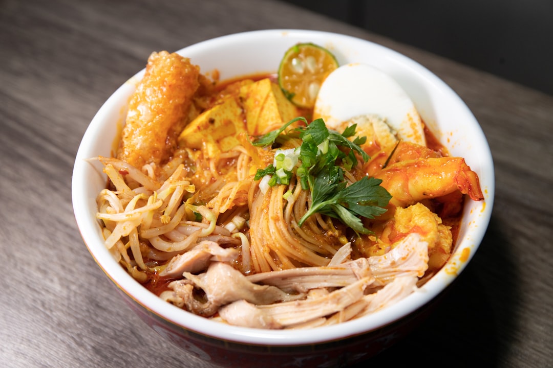 Quick Assam Laksa with Shrimp