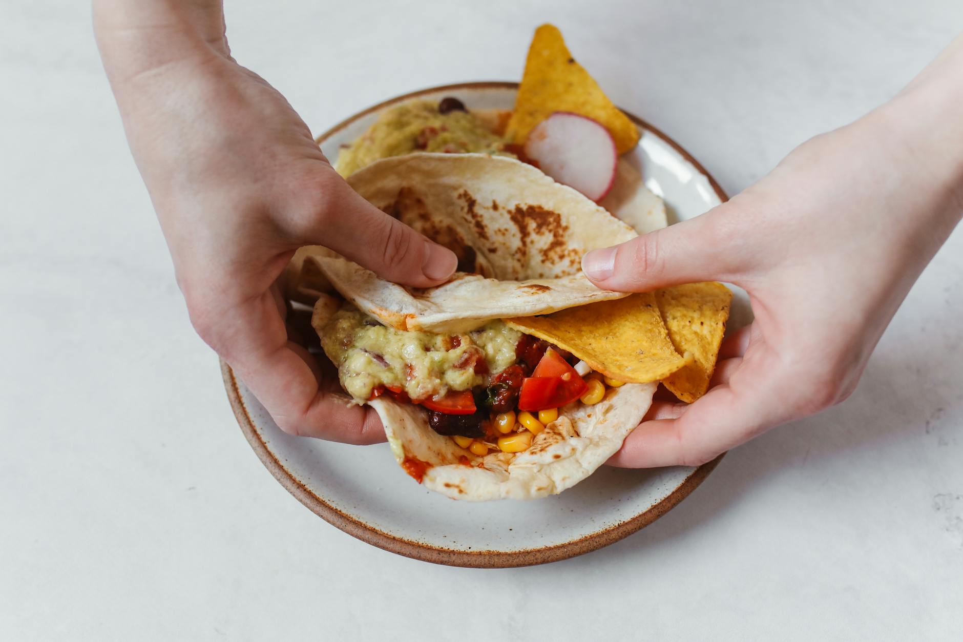 Quick Bean Tacos