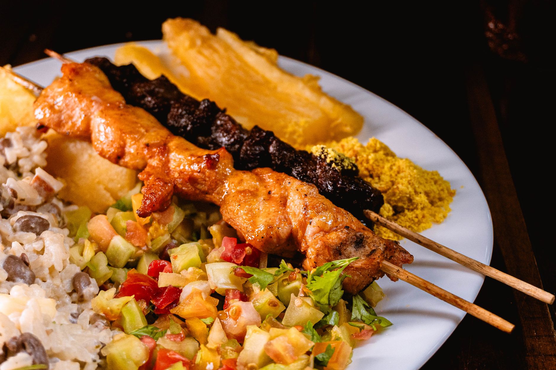 Quick Churrasco: Grilled Beef Skewers & Sides