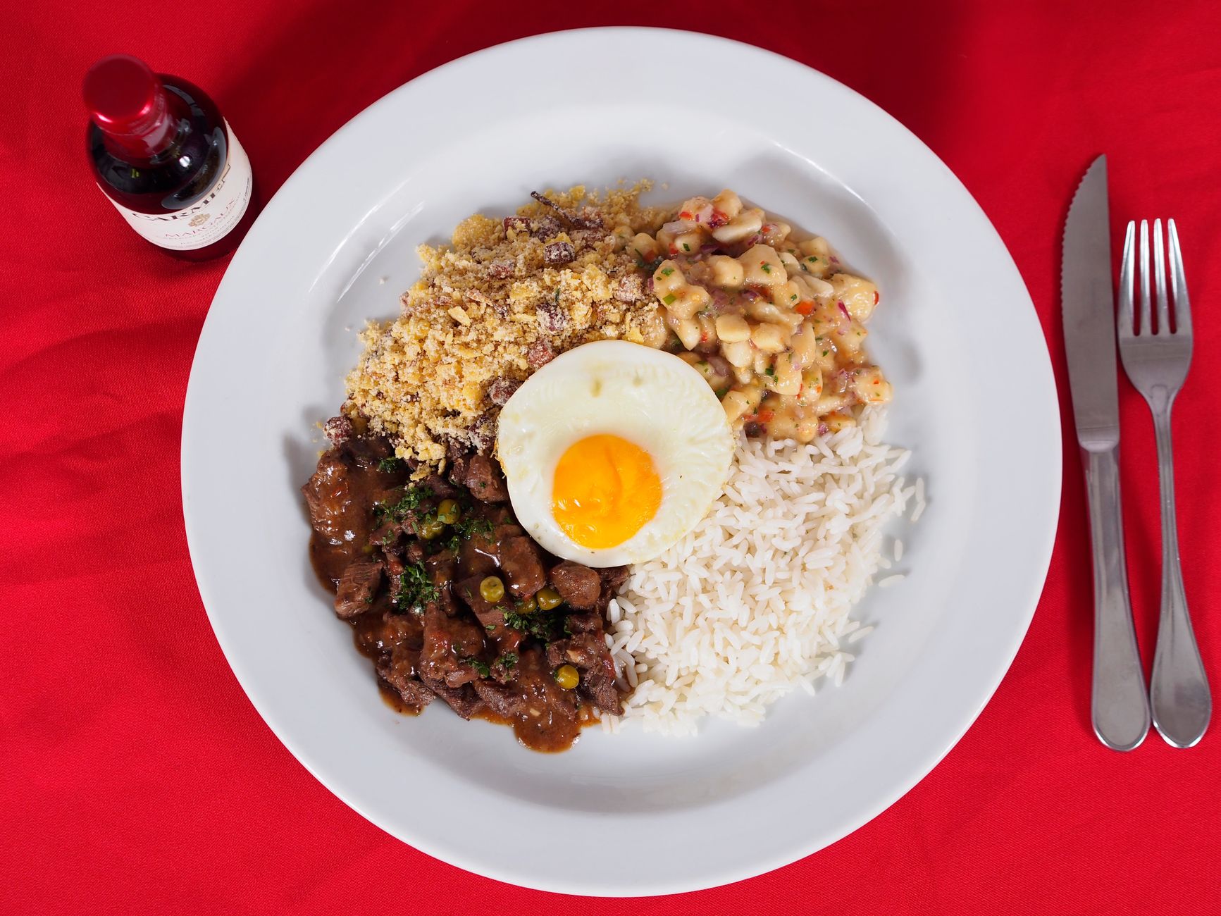Quick Lamb Stew with Rice & Egg
