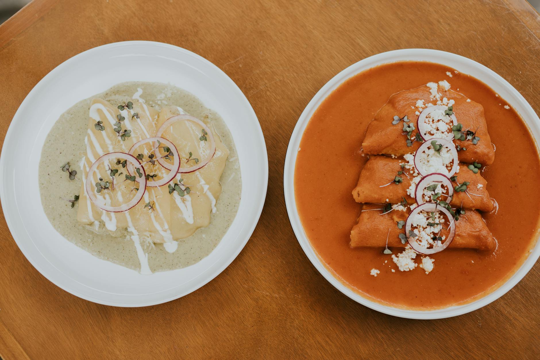 Quick Oaxacan Chicken Enchiladas