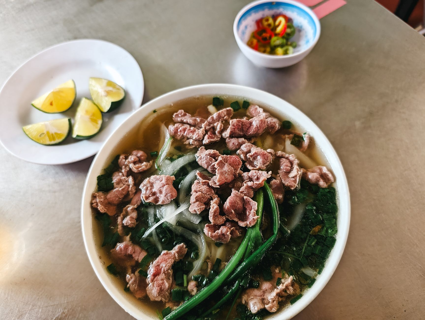 Quick Rare Beef Pho