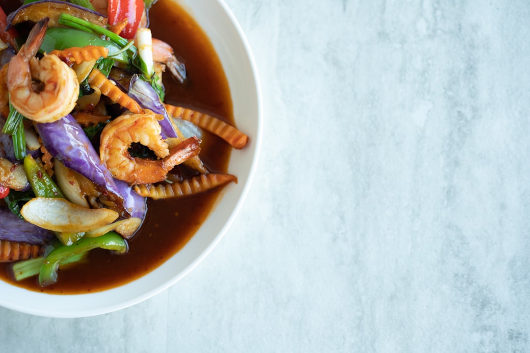 Thai Crispy Noodles with Seafood Gravy