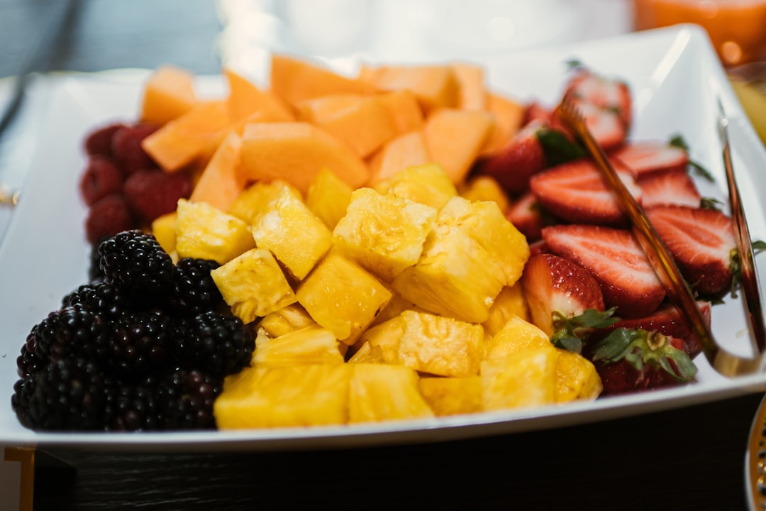 Rainbow Fruit Salad with Honey-Lime Drizzle
