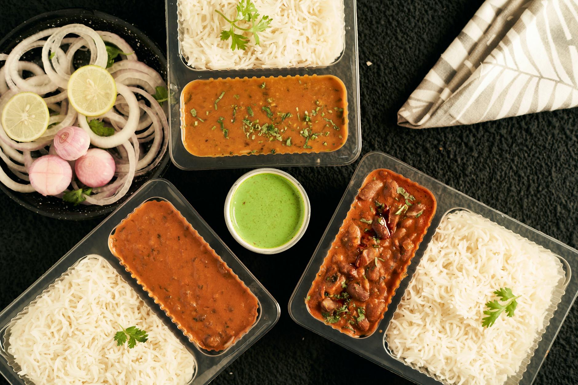 25-Min Rajma Masala Bowl with Dal & Rice