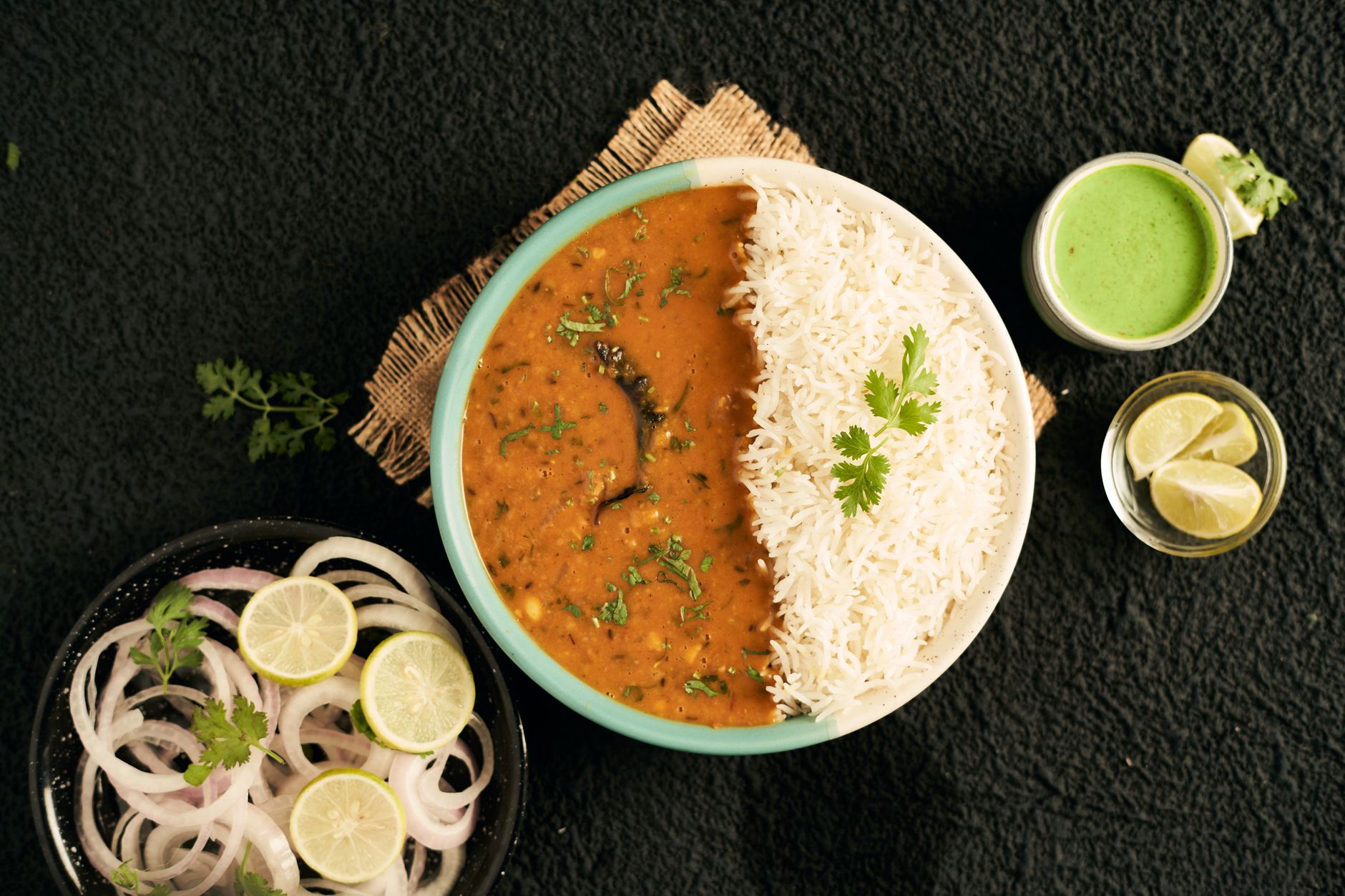 25-Min Rajma Masala with Rice & Lime