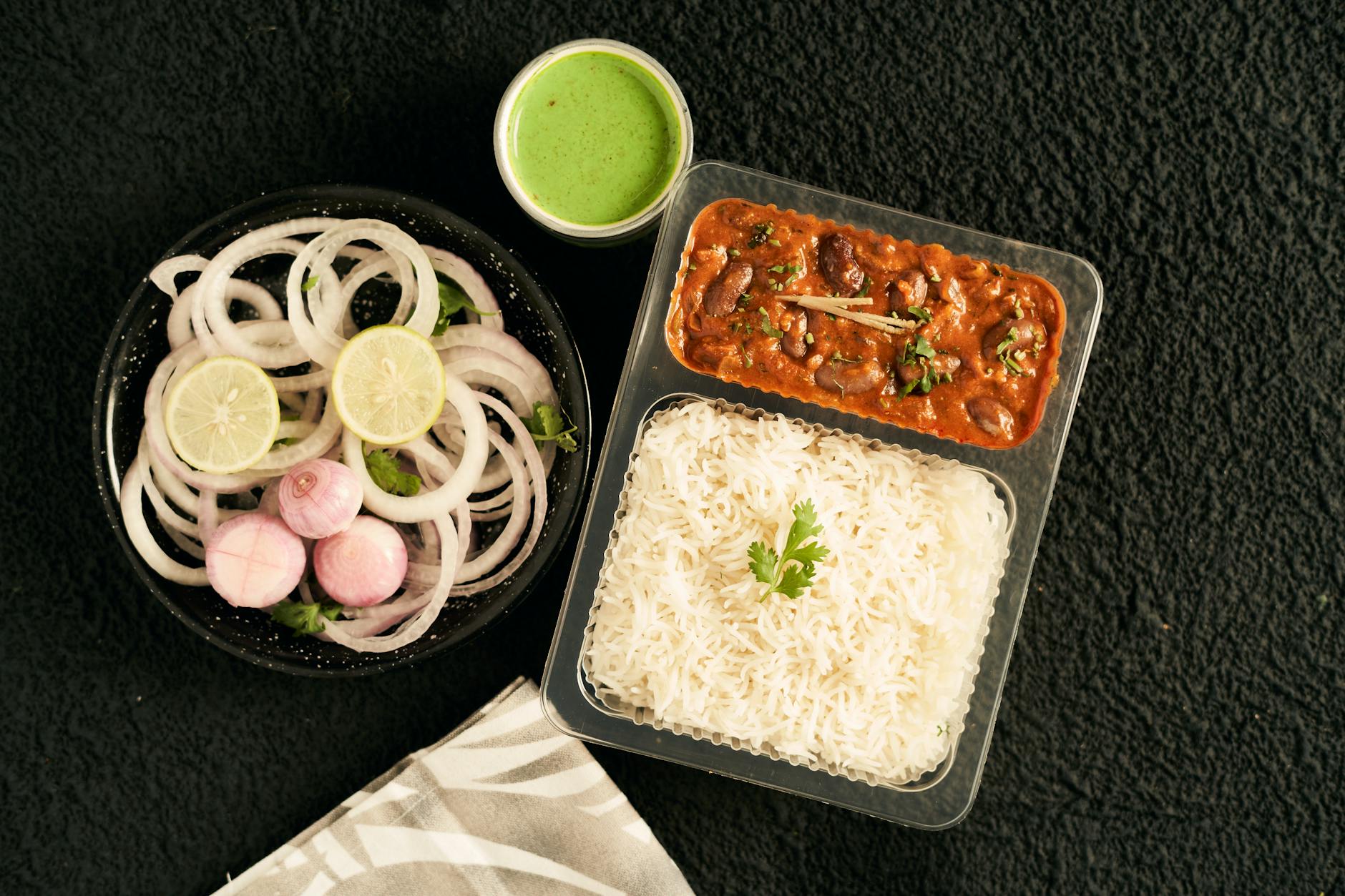 20-Min Rajma Masala with Rice & Sides