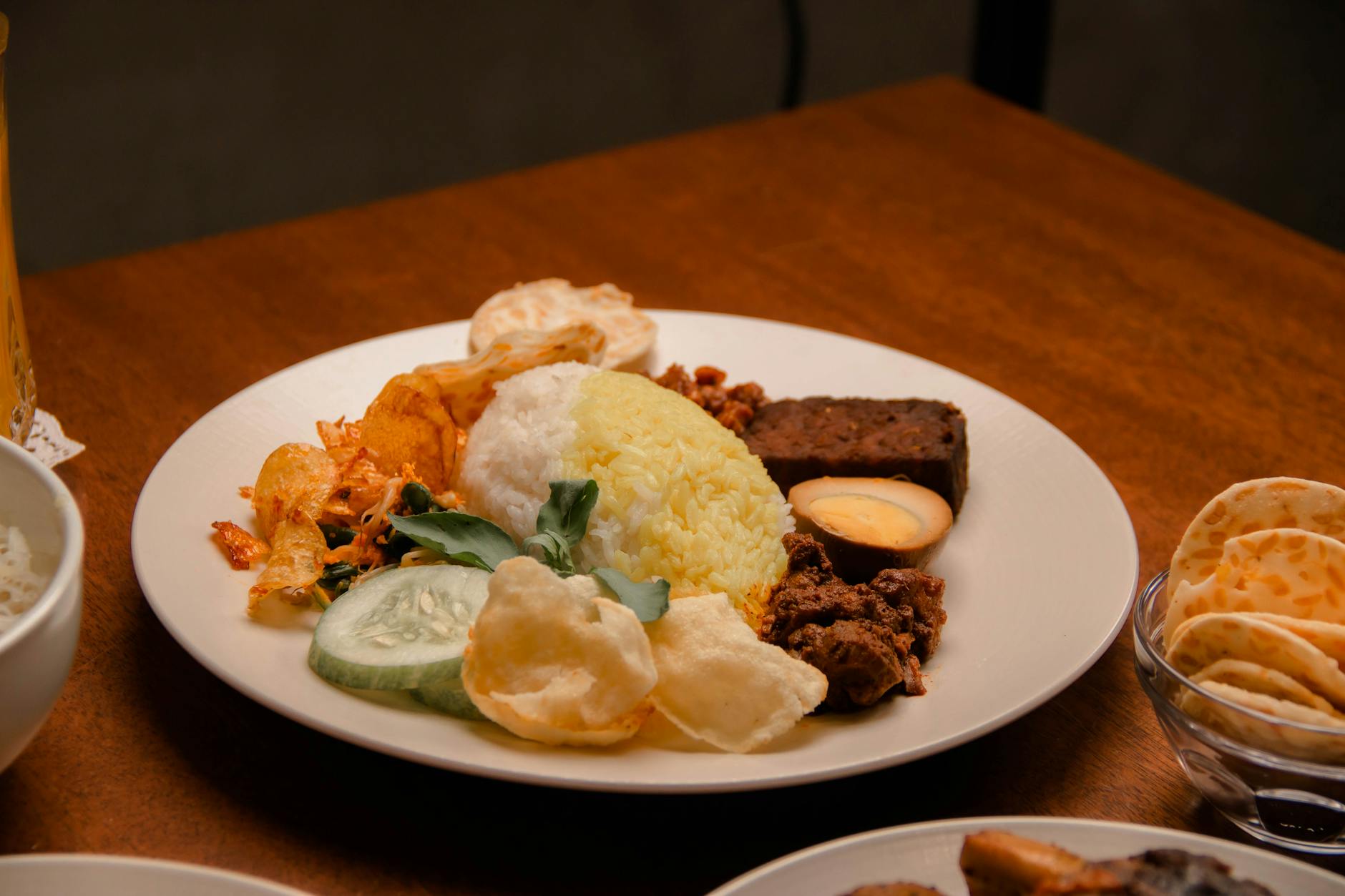 20-Min Rendang Padang with Rice & Egg